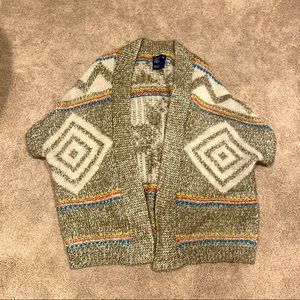 American Eagle open-front sweater